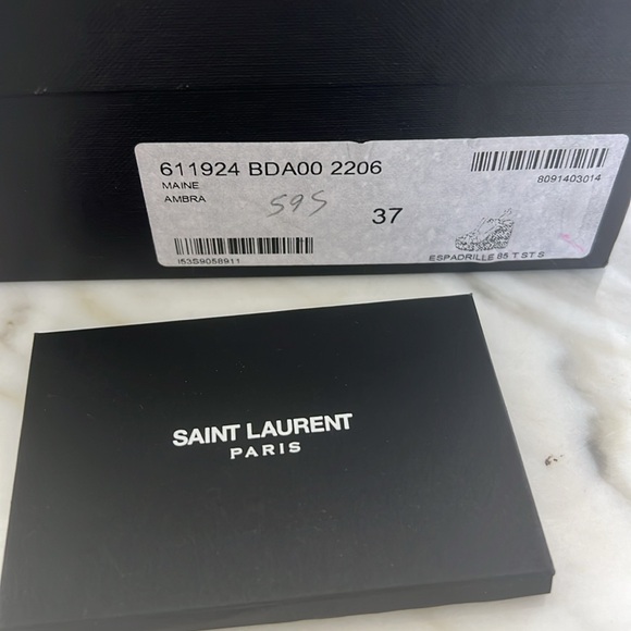 Saint Laurent Tribute wedges 7 - Picture 13 of 16